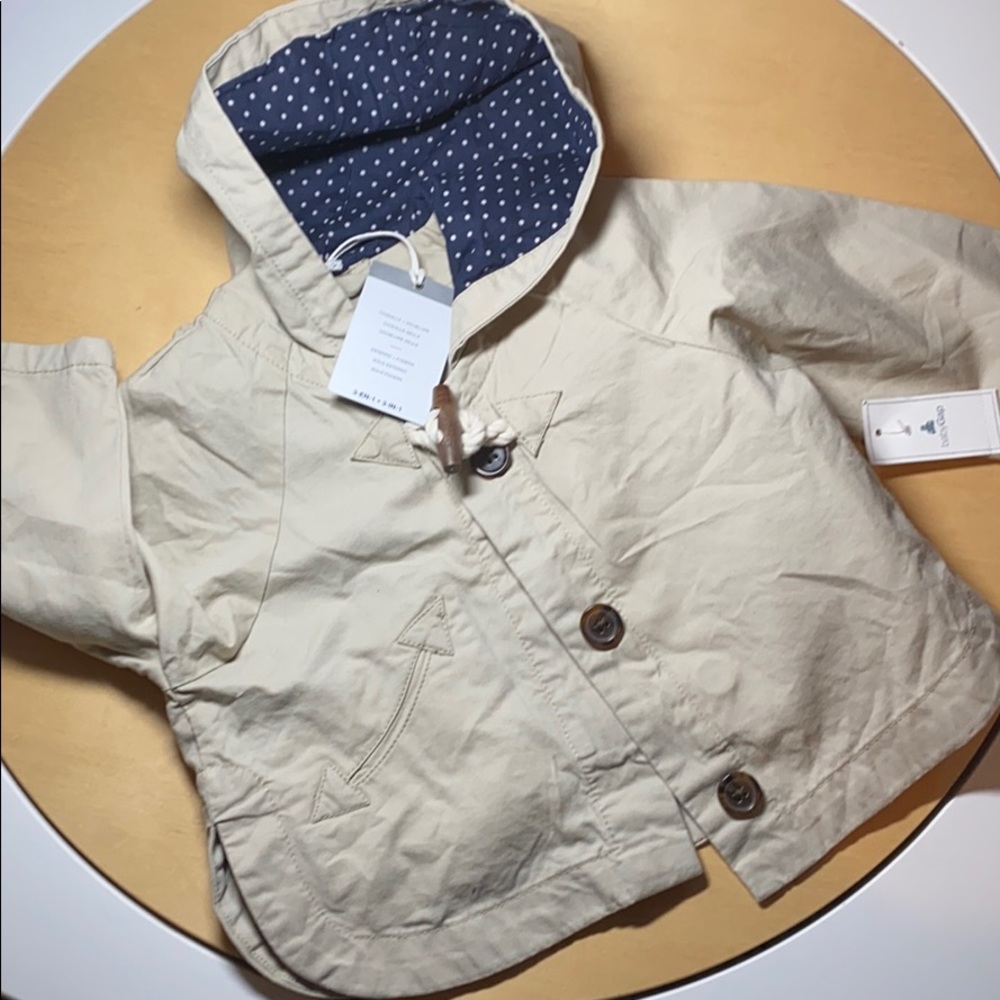 Baby gap 3 in 1 shell and lining button jacket
